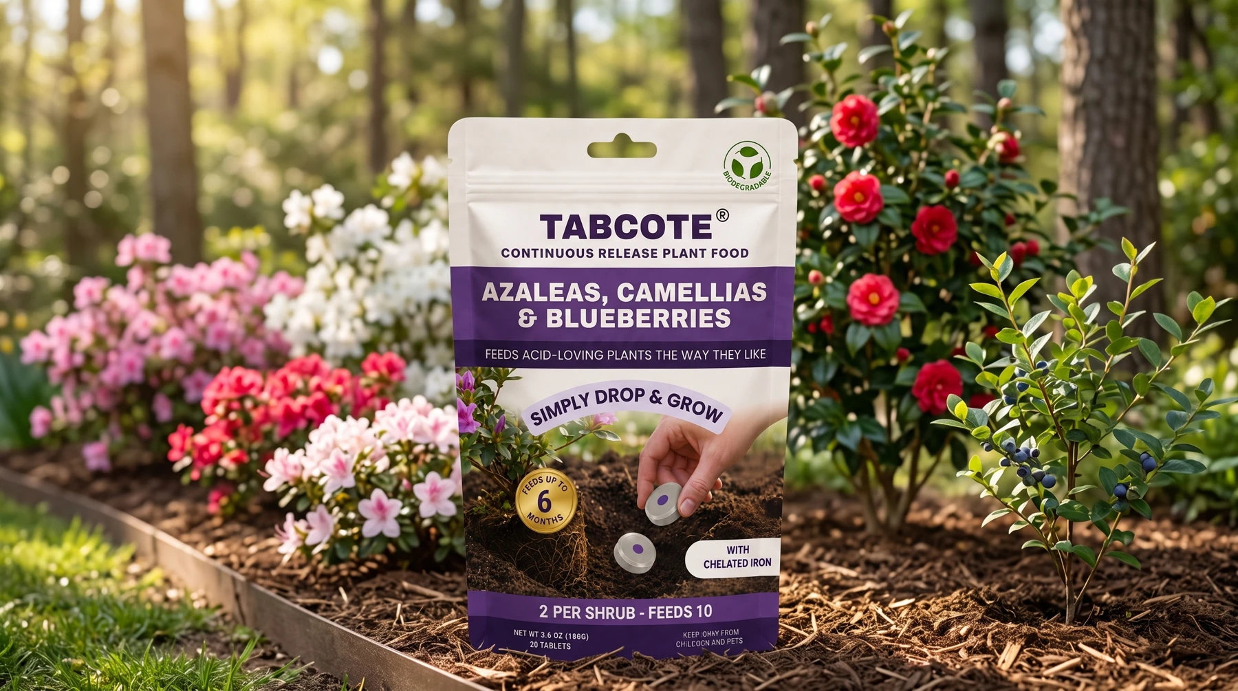 Azaleas, Camellias & Blueberries TABCOTE pouch